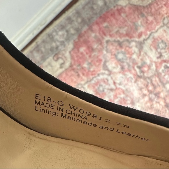 COLE HAAN Renner Grand Pump II Black Suede Size 7 - Picture 9 of 9